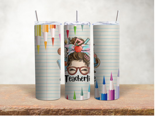 20 oz tumbler-teacher