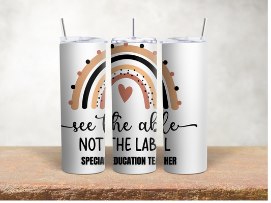 20 oz tumbler-teacher