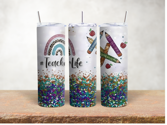 20 oz tumbler-teacher