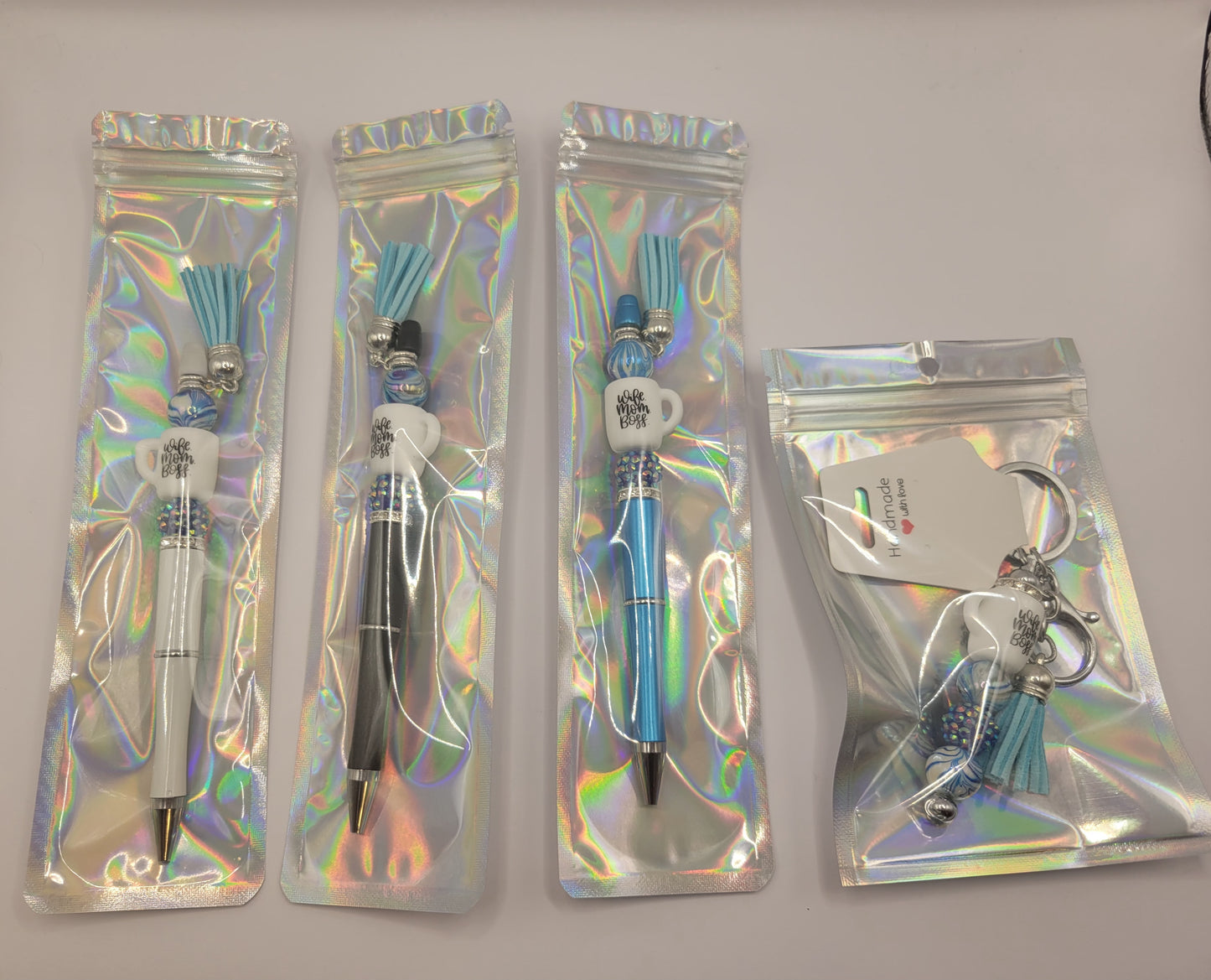 PENS+ KEYCHAIN MATCHING GIFT SET