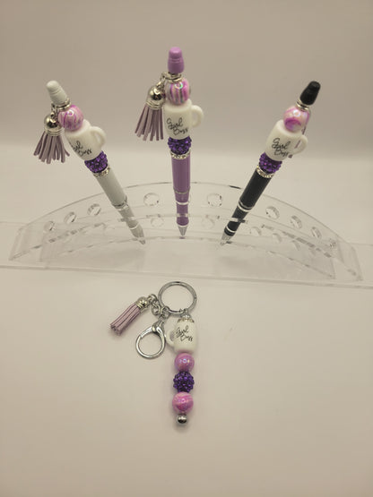 PENS+ KEYCHAIN MATCHING GIFT SET