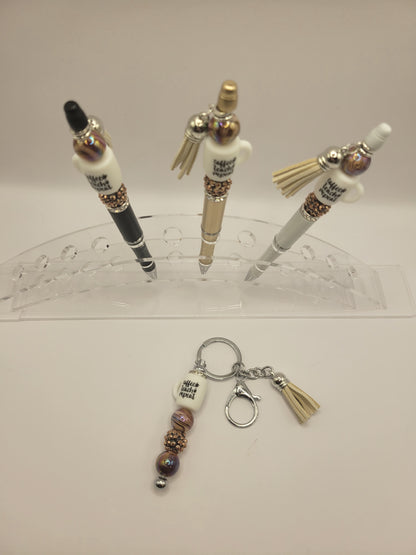 PENS+ KEYCHAIN MATCHING GIFT SET