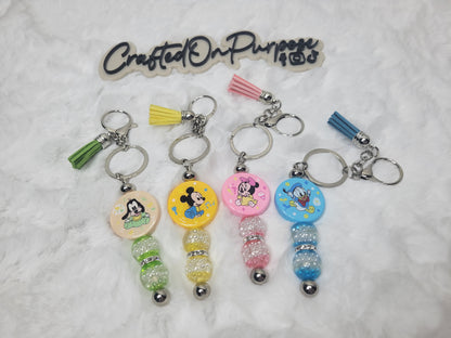 KEYCHAINS SET OF 4