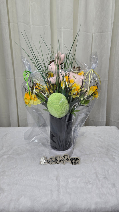 EASTER FAUX FLOWER DECOR