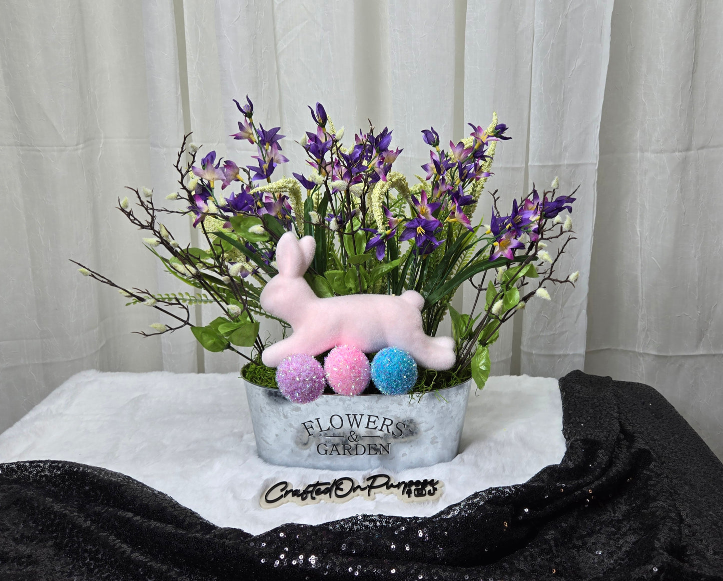 EASTER FAUX FLOWER DECOR