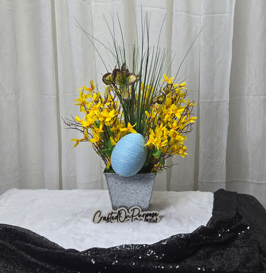 EASTER FAUX FLOWER DECOR