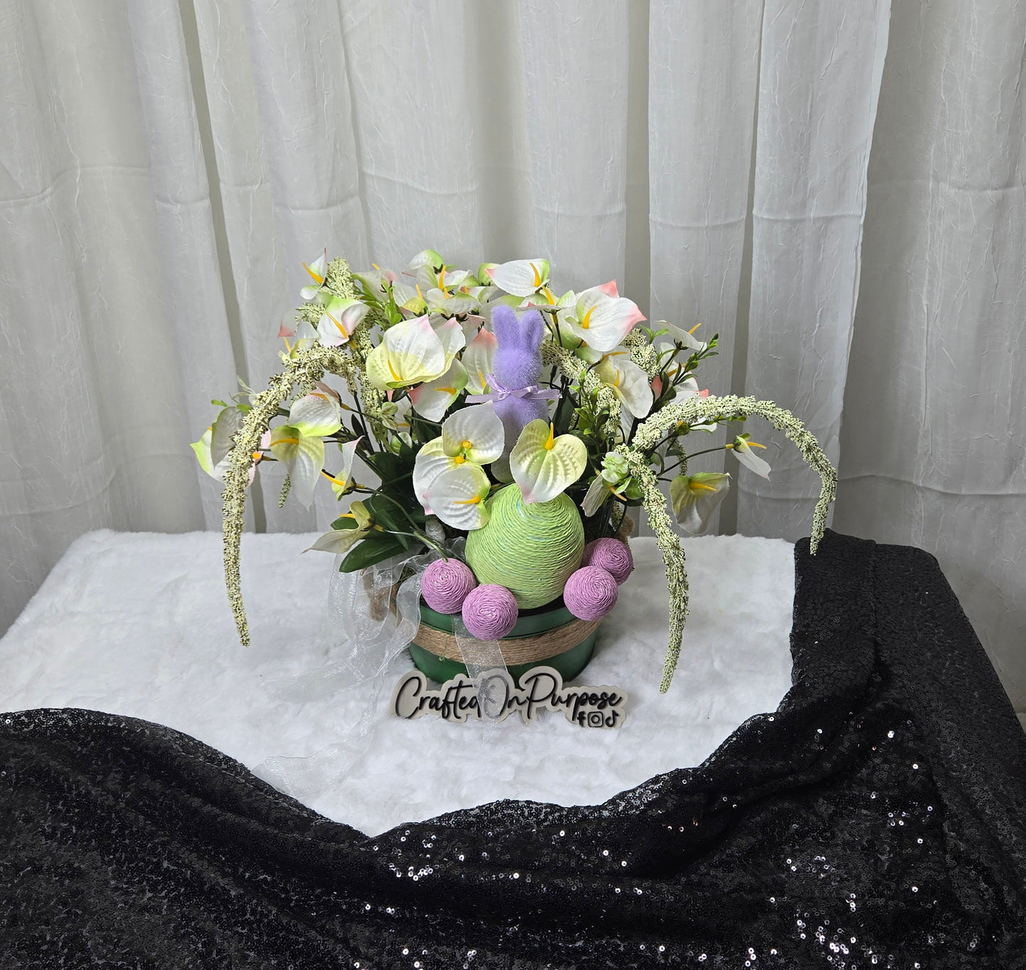 EASTER FAUX FLOWER DECOR