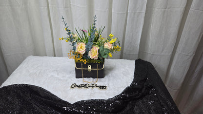 Artificial flowers arrangement