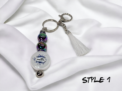 HBT BEADED KEYCHAIN