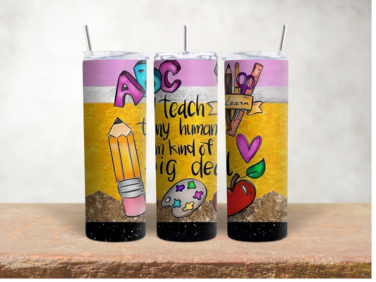 20 oz tumbler-teacher