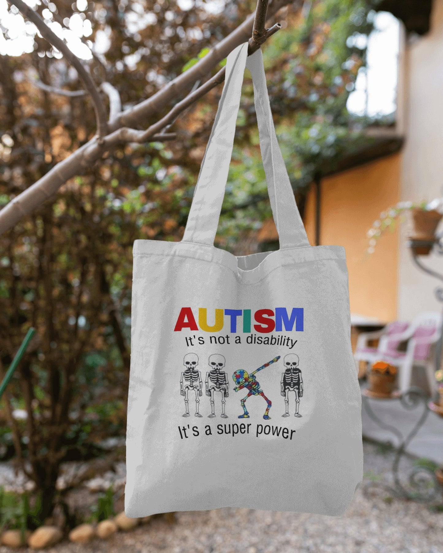 autism awareness tote bag