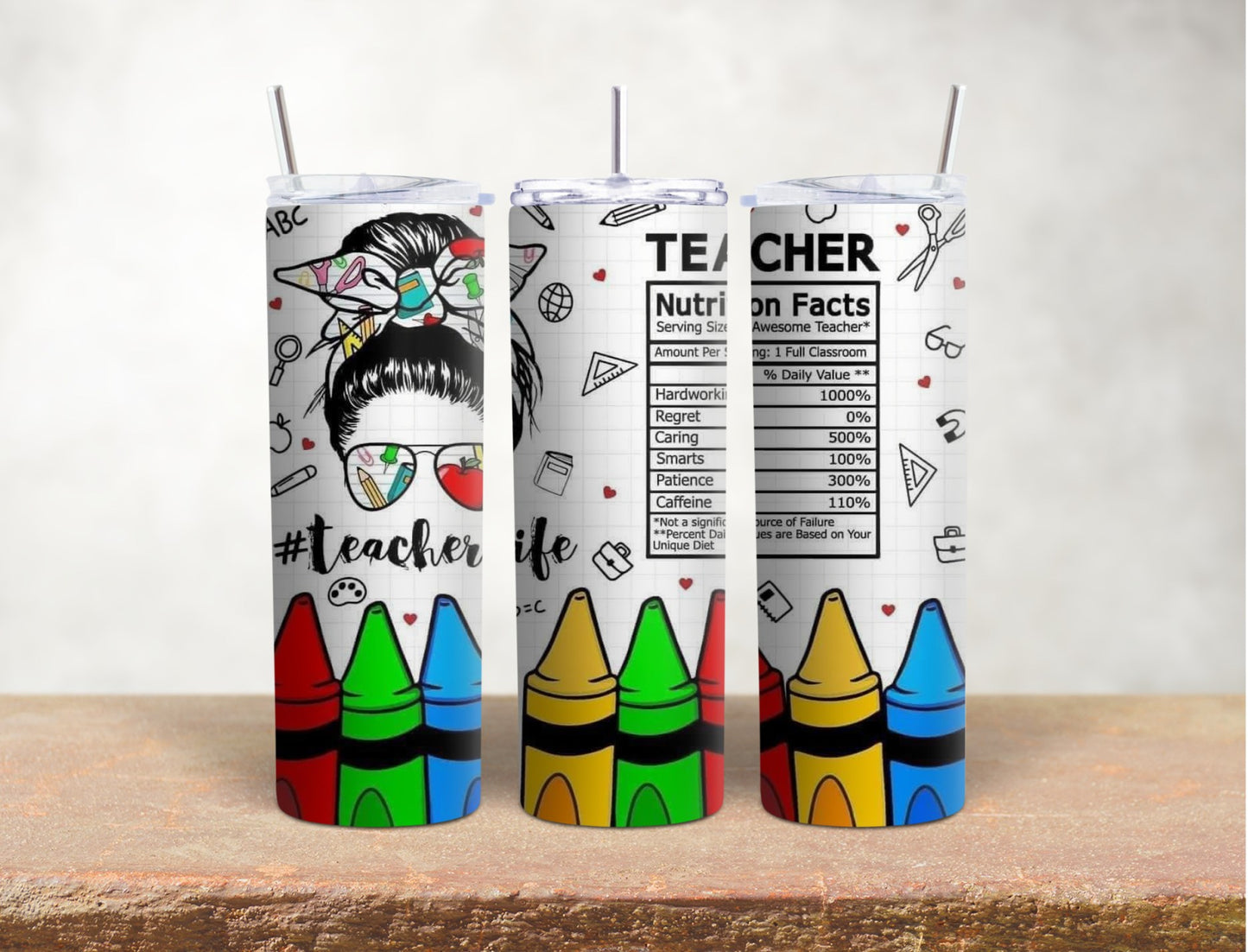 20 oz tumbler-teacher