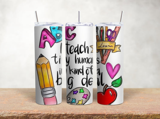 20 oz tumbler-teacher