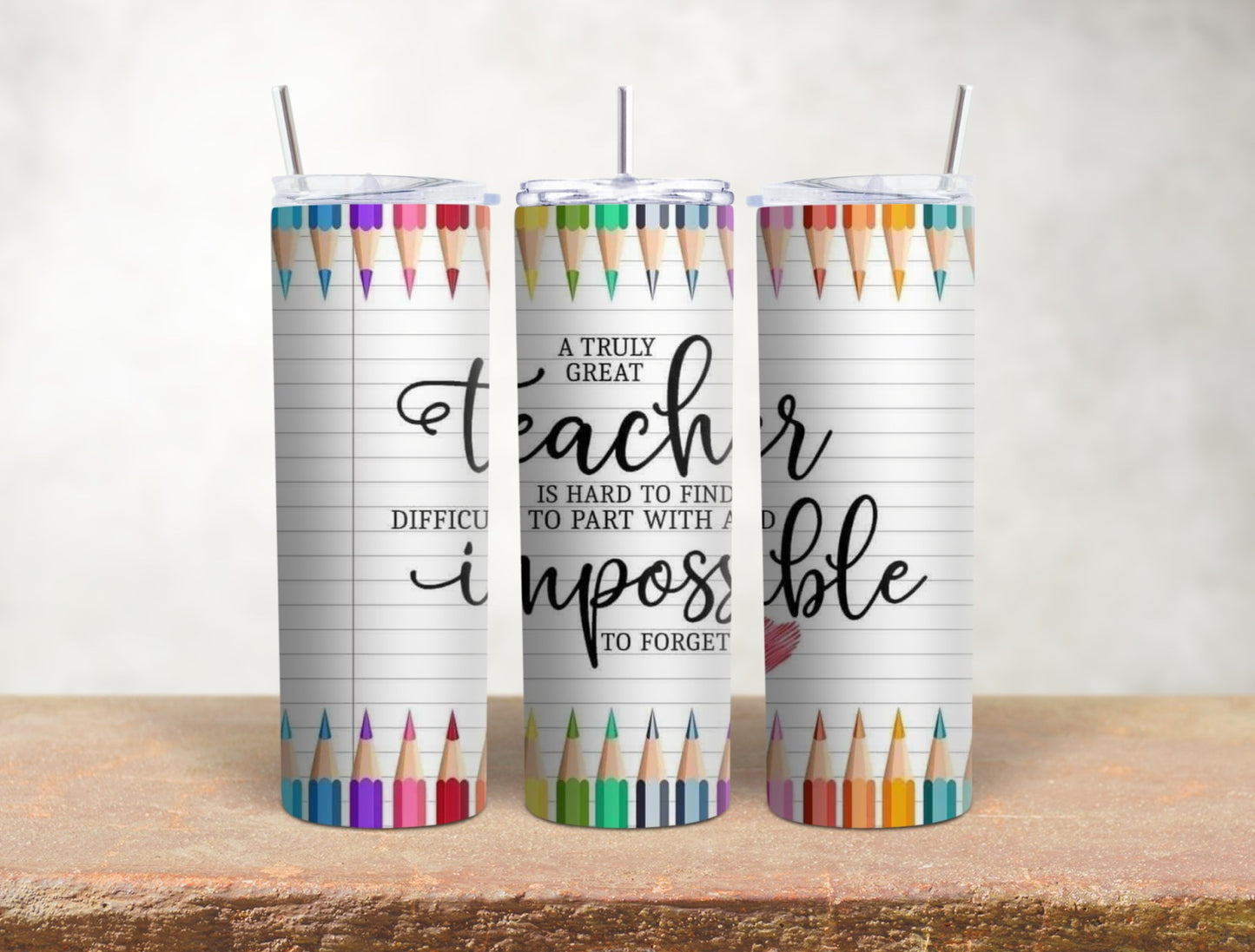 20 oz tumbler-teacher