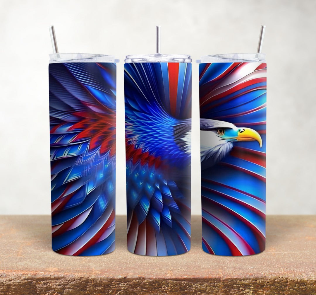 20 oz tumbler- patriotic