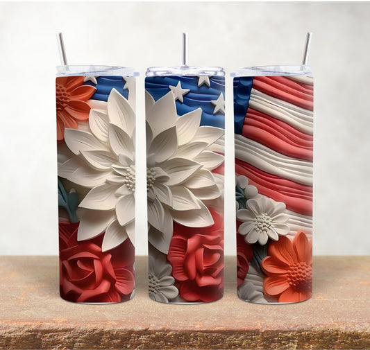 20 oz tumbler - patriotic