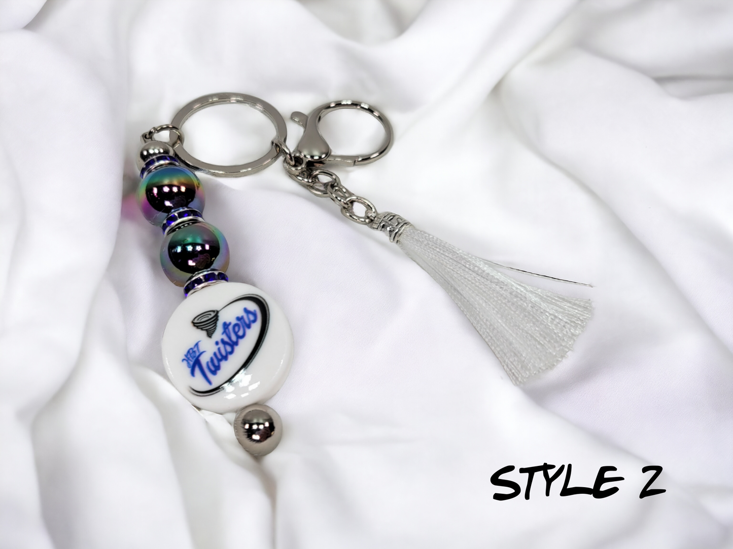 HBT BEADED KEYCHAIN