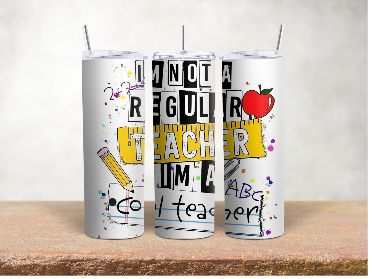 20 oz tumbler-teacher