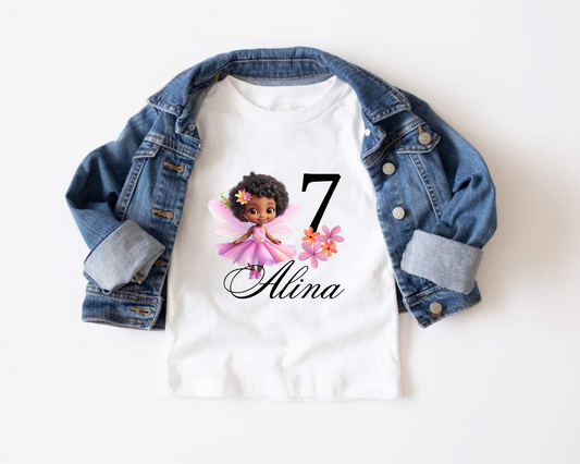 CUSTOMIZED BIRTHDAY T-SHIRT FOR GIRL