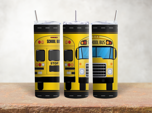 20 oz tumbler- school bus driver