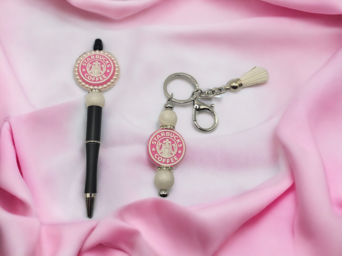 Pen Topper Keychain PEN AND KEYCHAIN SET – CRAFTEDONPURPOSE LLC.